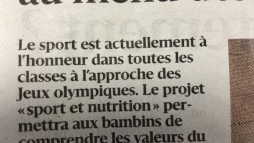 Sport et nutrition au menu des enfants à l’école de Rambervillers